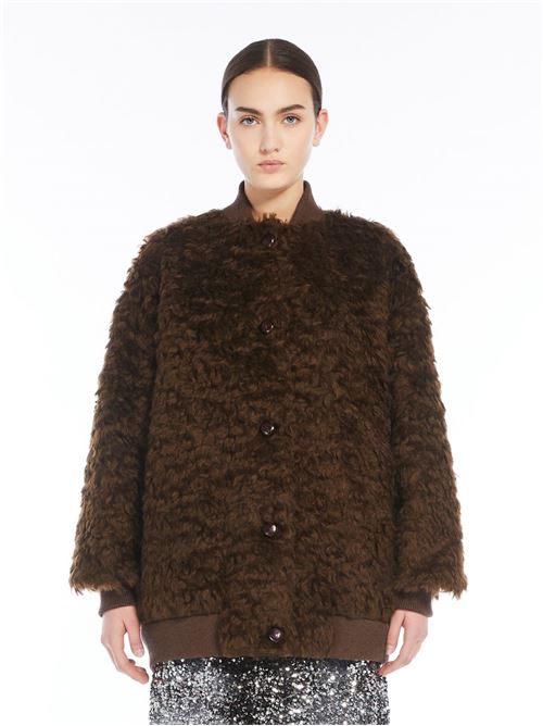 Bomber corto in tessuto furry WEEK END Max Mara | AGIATE2425086022600001